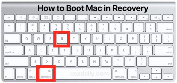 Reset Mac to Factory Settings: Boot within Recovery Mode onto Intel Mac