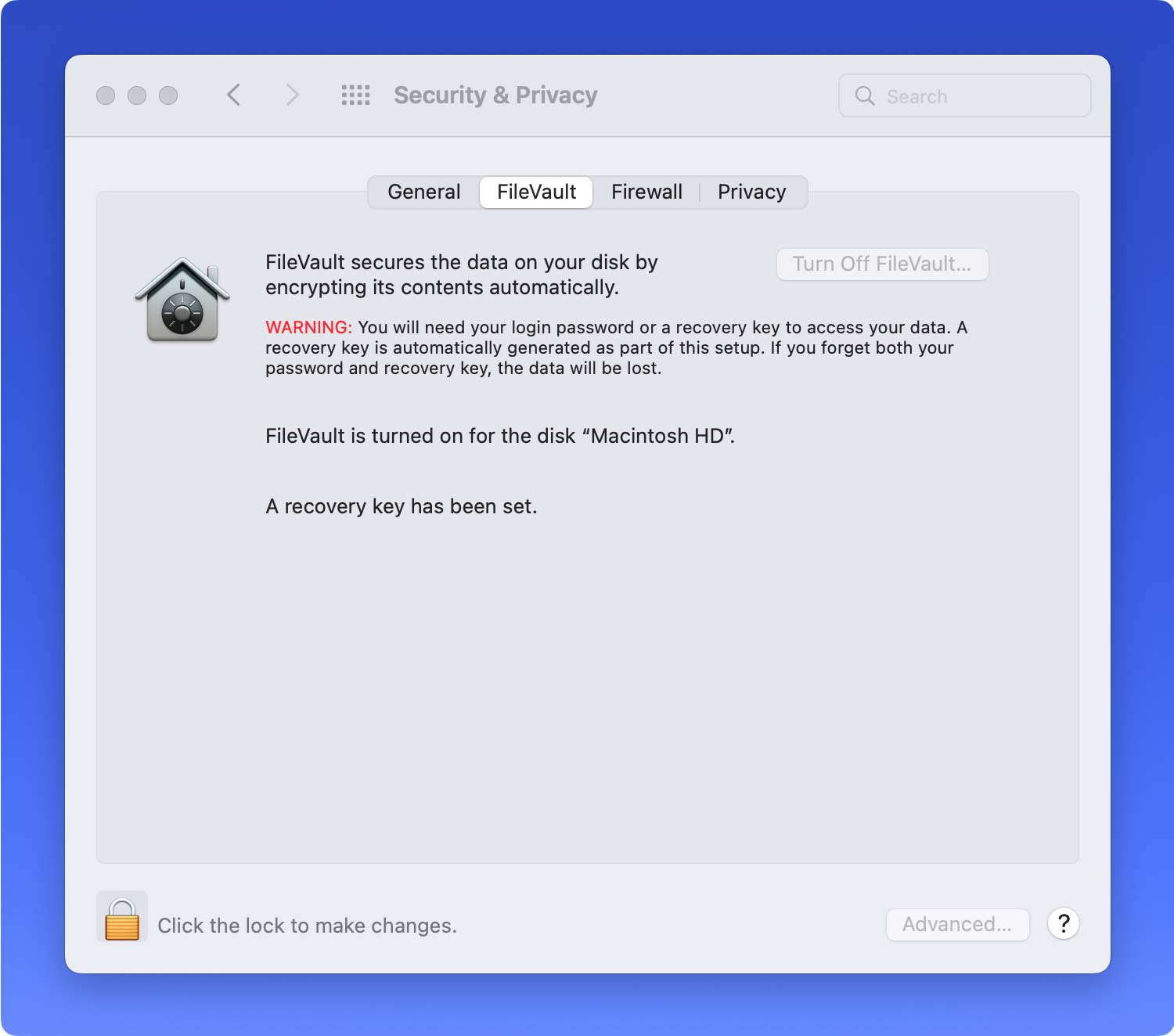 Osx Elcapitan Security Privacy Filevault