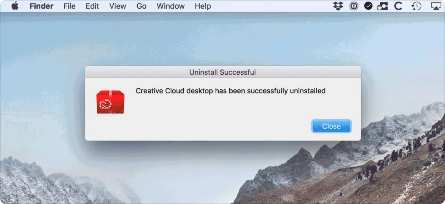 Deleting Desktop Application for Adobe Creative Cloud