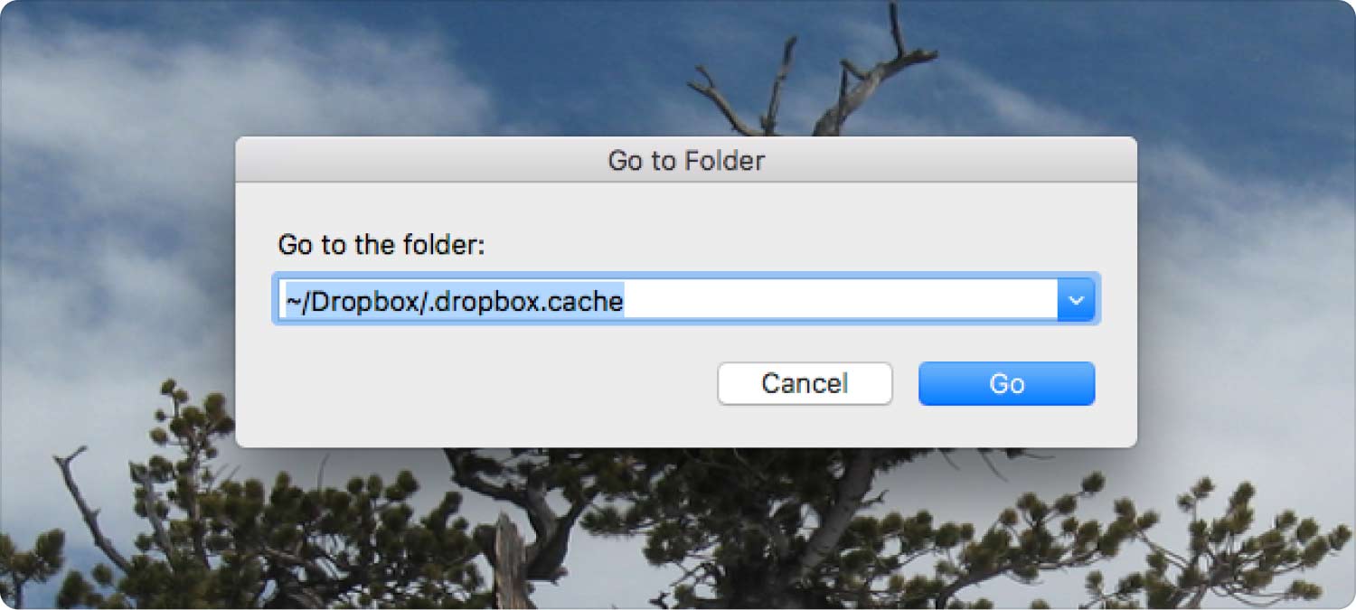 Clearing on Dropbox Cache Directory