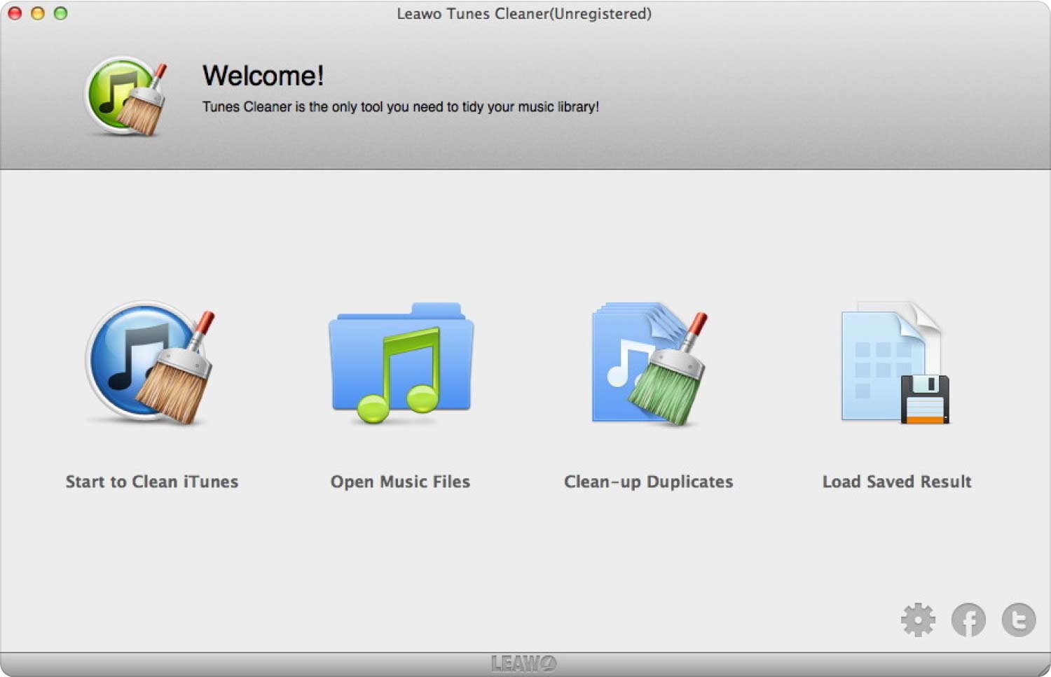 最常见的 iTunes 清理软件 - Leawo Tunes Cleaner