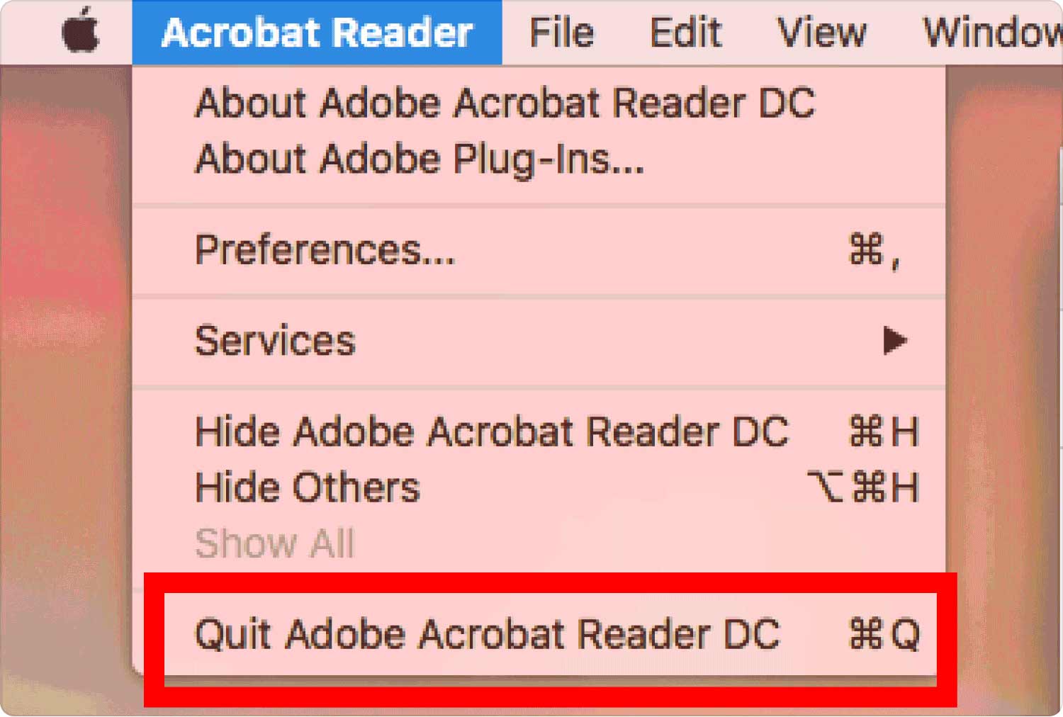 Ta bort Adobe Acrobat från Mac med Inbuilt Uninstaller